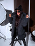 Extended jacket "Mākonis" - black